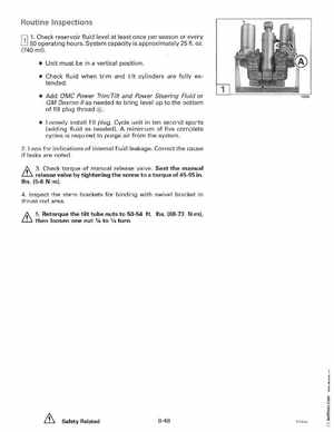 1995 Johnson Evinrude "EO" 90 CV 85 thru 115 Service Manual, P/N 503150, Page 306