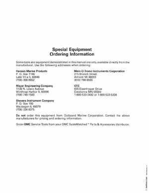 1995 Johnson Evinrude "EO" 90 CV 85 thru 115 Service Manual, P/N 503150, Page 357