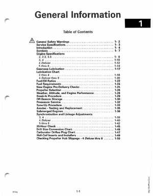 1995 Johnson/Evinrude Outboards 2 thru 8 Service Manual, Page 7