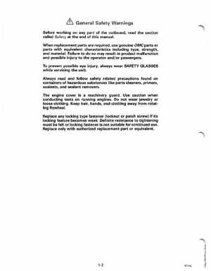 1995 Johnson/Evinrude Outboards 2 thru 8 Service Manual, Page 8