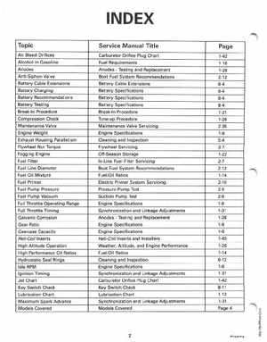 1995 Johnson/Evinrude Outboards 25, 35 3-Cylinder Service Manual, Page 4