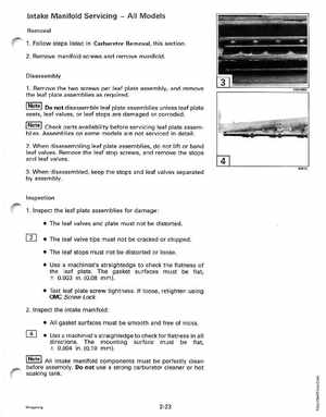 1995 Johnson/Evinrude Outboards 25, 35 3-Cylinder Service Manual, Page 74