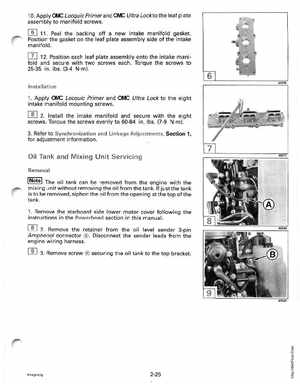 1995 Johnson/Evinrude Outboards 25, 35 3-Cylinder Service Manual, Page 76