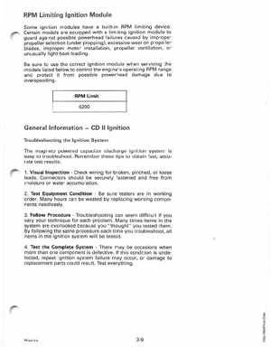 1995 Johnson/Evinrude Outboards 25, 35 3-Cylinder Service Manual, Page 99