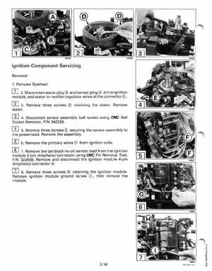 1995 Johnson/Evinrude Outboards 25, 35 3-Cylinder Service Manual, Page 104