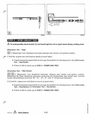 1995 Johnson/Evinrude Outboards 25, 35 3-Cylinder Service Manual, Page 113