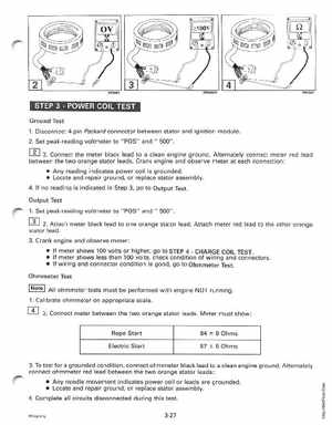 1995 Johnson/Evinrude Outboards 25, 35 3-Cylinder Service Manual, Page 117