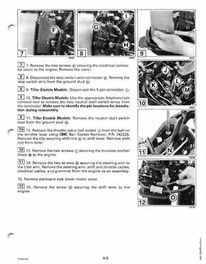 1995 Johnson/Evinrude Outboards 25, 35 3-Cylinder Service Manual, Page 129