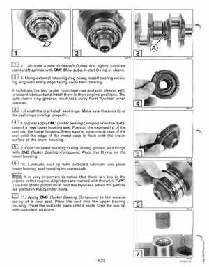 1995 Johnson/Evinrude Outboards 25, 35 3-Cylinder Service Manual, Page 140