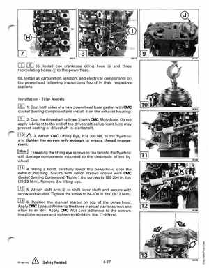 1995 Johnson/Evinrude Outboards 25, 35 3-Cylinder Service Manual, Page 147