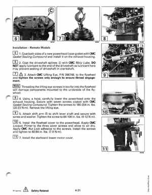 1995 Johnson/Evinrude Outboards 25, 35 3-Cylinder Service Manual, Page 151