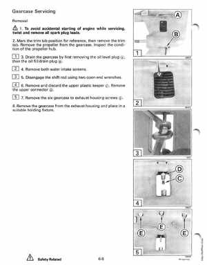 1995 Johnson/Evinrude Outboards 25, 35 3-Cylinder Service Manual, Page 196