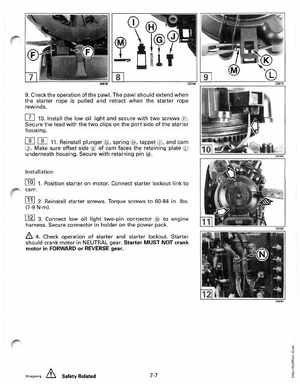 1995 Johnson/Evinrude Outboards 25, 35 3-Cylinder Service Manual, Page 218