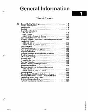 1995 Johnson/Evinrude Outboards 40 thru 55 2-Cylinder Service Manual, Page 7