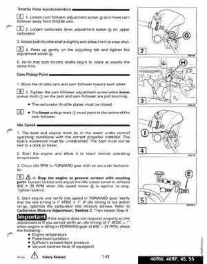1995 Johnson/Evinrude Outboards 40 thru 55 2-Cylinder Service Manual, Page 49