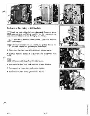 1995 Johnson/Evinrude Outboards 40 thru 55 2-Cylinder Service Manual, Page 91