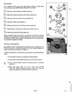 1995 Johnson/Evinrude Outboards 40 thru 55 2-Cylinder Service Manual, Page 92