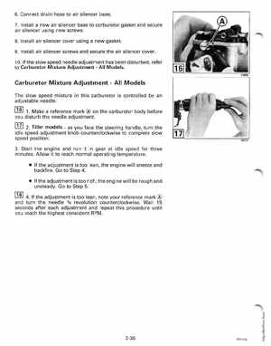 1995 Johnson/Evinrude Outboards 40 thru 55 2-Cylinder Service Manual, Page 96