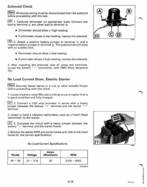 1995 Johnson/Evinrude Outboards 40 thru 55 2-Cylinder Service Manual, Page 278