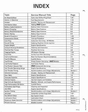 1995 Johnson/Evinrude Outboards 50 thru 70 3-cylinder Service Manual, Page 4