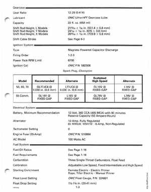 1995 Johnson/Evinrude Outboards 50 thru 70 3-cylinder Service Manual, Page 15