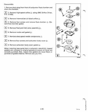 1995 Johnson/Evinrude Outboards 50 thru 70 3-cylinder Service Manual, Page 86
