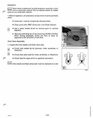 1995 Johnson/Evinrude Outboards 50 thru 70 3-cylinder Service Manual, Page 87