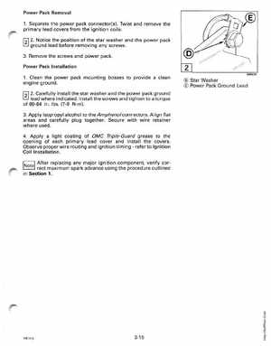 1995 Johnson/Evinrude Outboards 50 thru 70 3-cylinder Service Manual, Page 115