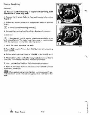 1995 Johnson/Evinrude Outboards 50 thru 70 3-cylinder Service Manual, Page 116