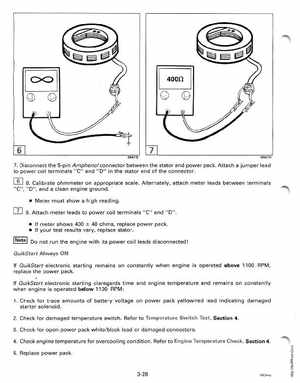 1995 Johnson/Evinrude Outboards 50 thru 70 3-cylinder Service Manual, Page 124
