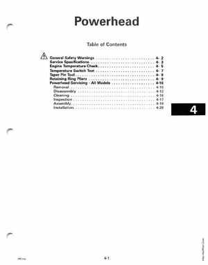1995 Johnson/Evinrude Outboards 50 thru 70 3-cylinder Service Manual, Page 138