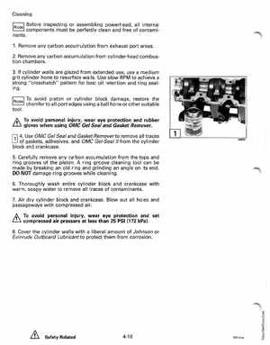 1995 Johnson/Evinrude Outboards 50 thru 70 3-cylinder Service Manual, Page 153