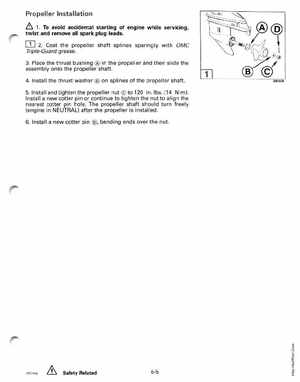 1995 Johnson/Evinrude Outboards 50 thru 70 3-cylinder Service Manual, Page 203