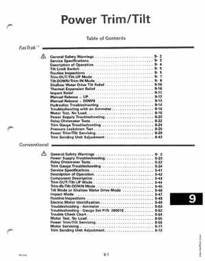 1995 Johnson/Evinrude Outboards 50 thru 70 3-cylinder Service Manual, Page 261