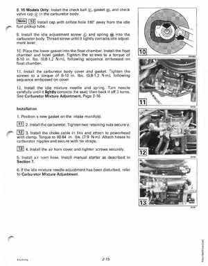 1995 Johnson/Evinrude Outboards 9.9, 15 four-stroke Service Manual, Page 63