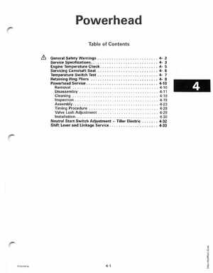 1995 Johnson/Evinrude Outboards 9.9, 15 four-stroke Service Manual, Page 96