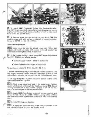 1995 Johnson/Evinrude Outboards 9.9, 15 four-stroke Service Manual, Page 124