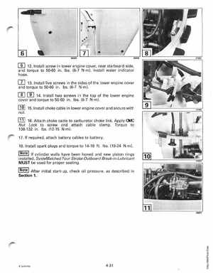 1995 Johnson/Evinrude Outboards 9.9, 15 four-stroke Service Manual, Page 126