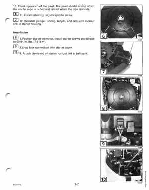 1995 Johnson/Evinrude Outboards 9.9, 15 four-stroke Service Manual, Page 176