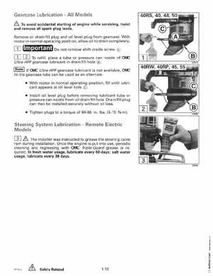 1996 Johnson Evinrude "ED" 40 thru 55 2-Cylinder Service Manual, P/N 507124, Page 21