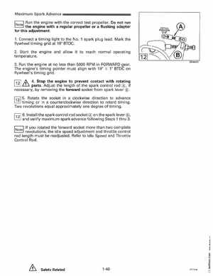 1996 Johnson Evinrude "ED" 40 thru 55 2-Cylinder Service Manual, P/N 507124, Page 46