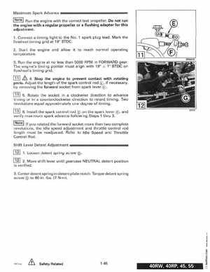 1996 Johnson Evinrude "ED" 40 thru 55 2-Cylinder Service Manual, P/N 507124, Page 51