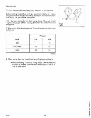 1996 Johnson Evinrude "ED" 40 thru 55 2-Cylinder Service Manual, P/N 507124, Page 69