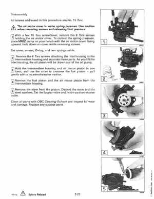 1996 Johnson Evinrude "ED" 40 thru 55 2-Cylinder Service Manual, P/N 507124, Page 87
