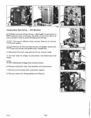 1996 Johnson Evinrude "ED" 40 thru 55 2-Cylinder Service Manual, P/N 507124, Page 91