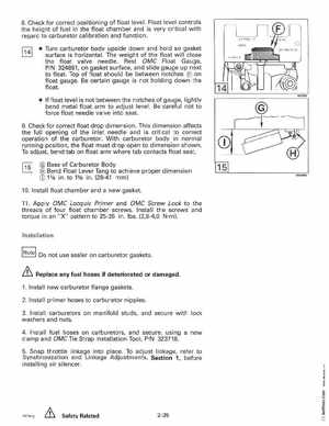 1996 Johnson Evinrude "ED" 40 thru 55 2-Cylinder Service Manual, P/N 507124, Page 95