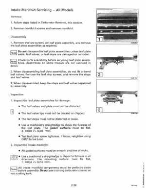 1996 Johnson Evinrude "ED" 40 thru 55 2-Cylinder Service Manual, P/N 507124, Page 98