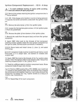 1996 Johnson Evinrude "ED" 40 thru 55 2-Cylinder Service Manual, P/N 507124, Page 119