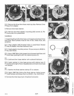 1996 Johnson Evinrude "ED" 40 thru 55 2-Cylinder Service Manual, P/N 507124, Page 121