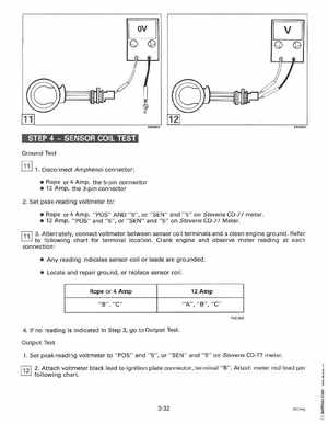 1996 Johnson Evinrude "ED" 40 thru 55 2-Cylinder Service Manual, P/N 507124, Page 132